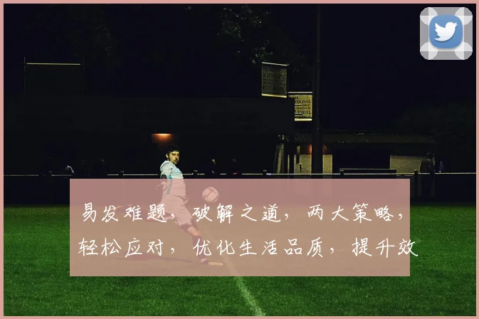 易发难题，破解之道，两大策略，轻松应对，优化生活品质，提升效率体验