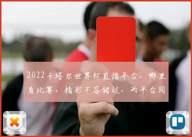 2022卡塔尔世界杯直播平台，哪里看比赛，精彩不容错过，两平台同步播出